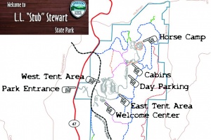 LL Stub Stewart Stae Park Map