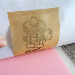 Transferring Image to Carving Block With Parchment Paper
