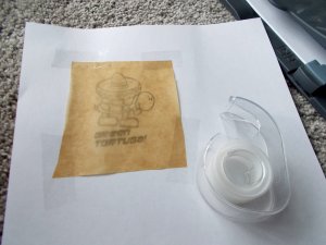 printing on wax paper with laser printer